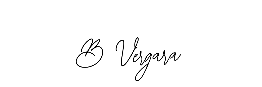 Make a beautiful signature design for name B Vergara. With this signature (Bearetta-2O07w) style, you can create a handwritten signature for free. B Vergara signature style 12 images and pictures png