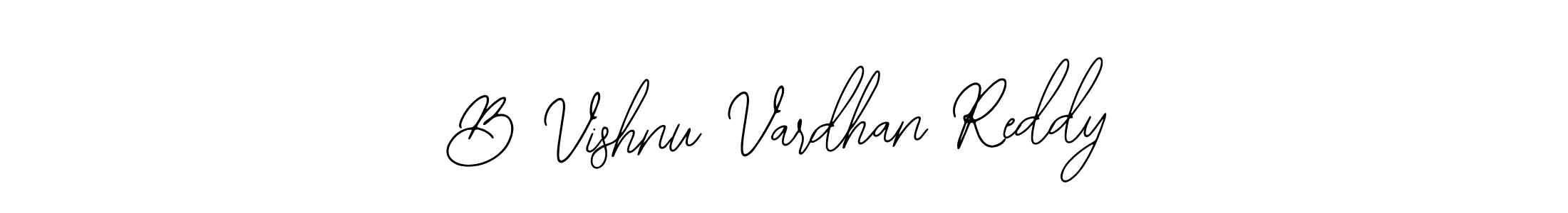 How to make B Vishnu Vardhan Reddy name signature. Use Bearetta-2O07w style for creating short signs online. This is the latest handwritten sign. B Vishnu Vardhan Reddy signature style 12 images and pictures png