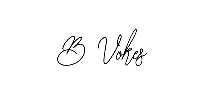 You can use this online signature creator to create a handwritten signature for the name B Vokes. This is the best online autograph maker. B Vokes signature style 12 images and pictures png