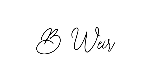 Also we have B Weir name is the best signature style. Create professional handwritten signature collection using Bearetta-2O07w autograph style. B Weir signature style 12 images and pictures png