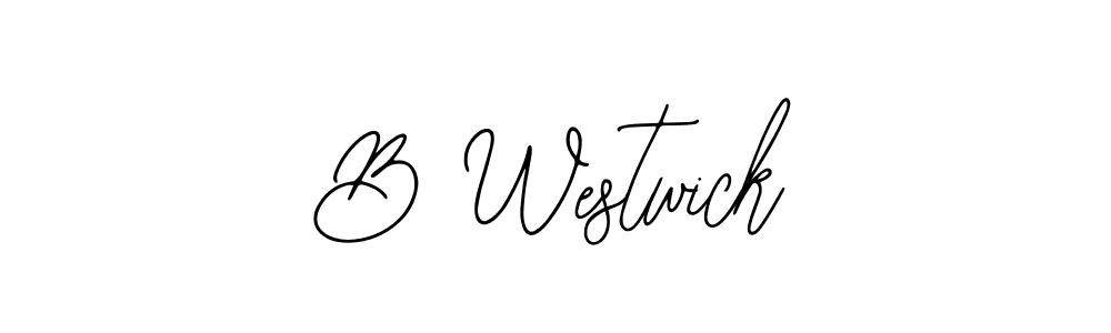 The best way (Bearetta-2O07w) to make a short signature is to pick only two or three words in your name. The name B Westwick include a total of six letters. For converting this name. B Westwick signature style 12 images and pictures png
