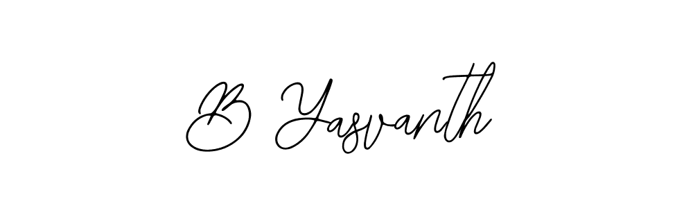 Also we have B Yasvanth name is the best signature style. Create professional handwritten signature collection using Bearetta-2O07w autograph style. B Yasvanth signature style 12 images and pictures png