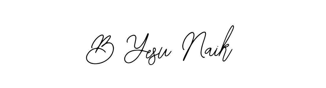 Create a beautiful signature design for name B Yesu Naik. With this signature (Bearetta-2O07w) fonts, you can make a handwritten signature for free. B Yesu Naik signature style 12 images and pictures png