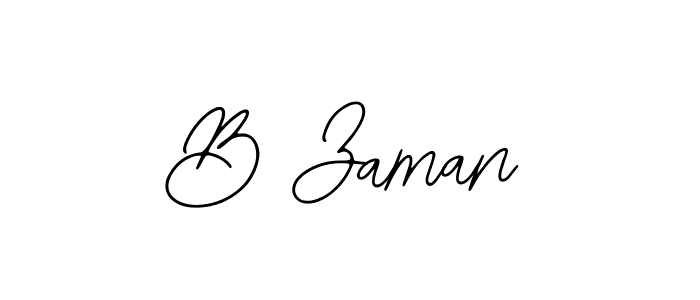 Create a beautiful signature design for name B Zaman. With this signature (Bearetta-2O07w) fonts, you can make a handwritten signature for free. B Zaman signature style 12 images and pictures png