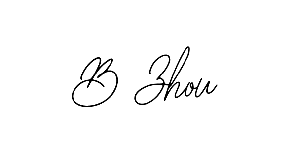 B Zhou stylish signature style. Best Handwritten Sign (Bearetta-2O07w) for my name. Handwritten Signature Collection Ideas for my name B Zhou. B Zhou signature style 12 images and pictures png