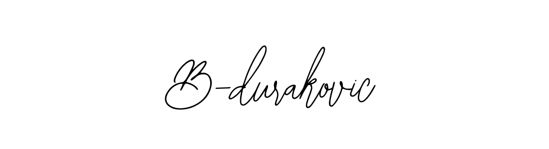 How to Draw B-durakovic signature style? Bearetta-2O07w is a latest design signature styles for name B-durakovic. B-durakovic signature style 12 images and pictures png