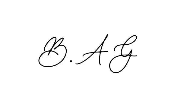 Make a beautiful signature design for name B. A G. With this signature (Bearetta-2O07w) style, you can create a handwritten signature for free. B. A G signature style 12 images and pictures png