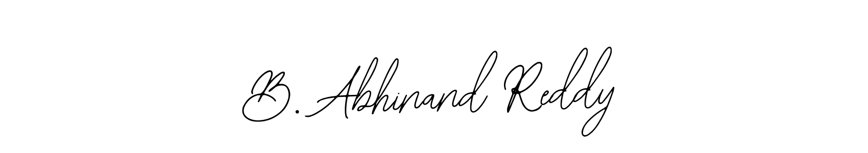 You can use this online signature creator to create a handwritten signature for the name B. Abhinand Reddy. This is the best online autograph maker. B. Abhinand Reddy signature style 12 images and pictures png