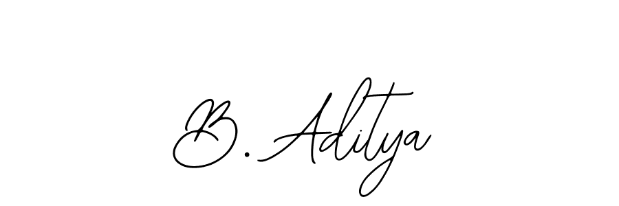 Use a signature maker to create a handwritten signature online. With this signature software, you can design (Bearetta-2O07w) your own signature for name B. Aditya. B. Aditya signature style 12 images and pictures png