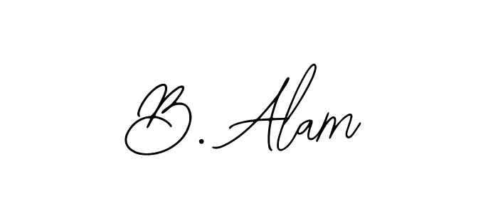 How to Draw B. Alam signature style? Bearetta-2O07w is a latest design signature styles for name B. Alam. B. Alam signature style 12 images and pictures png