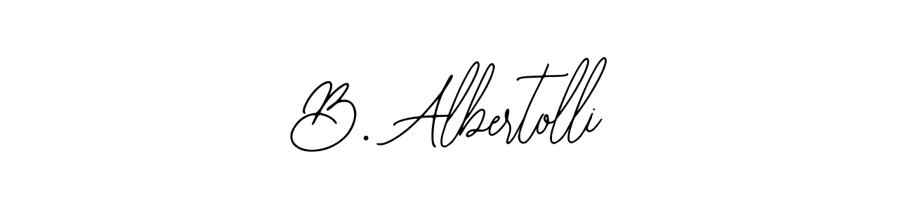 The best way (Bearetta-2O07w) to make a short signature is to pick only two or three words in your name. The name B. Albertolli include a total of six letters. For converting this name. B. Albertolli signature style 12 images and pictures png