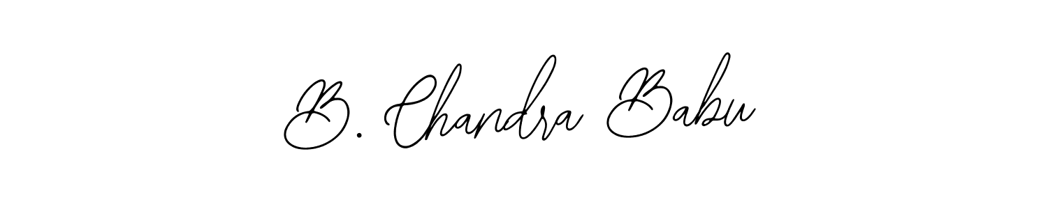 Design your own signature with our free online signature maker. With this signature software, you can create a handwritten (Bearetta-2O07w) signature for name B. Chandra Babu. B. Chandra Babu signature style 12 images and pictures png