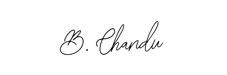 Use a signature maker to create a handwritten signature online. With this signature software, you can design (Bearetta-2O07w) your own signature for name B. Chandu. B. Chandu signature style 12 images and pictures png