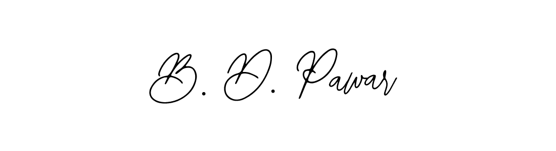 Design your own signature with our free online signature maker. With this signature software, you can create a handwritten (Bearetta-2O07w) signature for name B. D. Pawar. B. D. Pawar signature style 12 images and pictures png