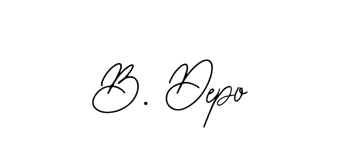 This is the best signature style for the B. Depo name. Also you like these signature font (Bearetta-2O07w). Mix name signature. B. Depo signature style 12 images and pictures png