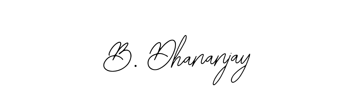 It looks lik you need a new signature style for name B. Dhananjay. Design unique handwritten (Bearetta-2O07w) signature with our free signature maker in just a few clicks. B. Dhananjay signature style 12 images and pictures png