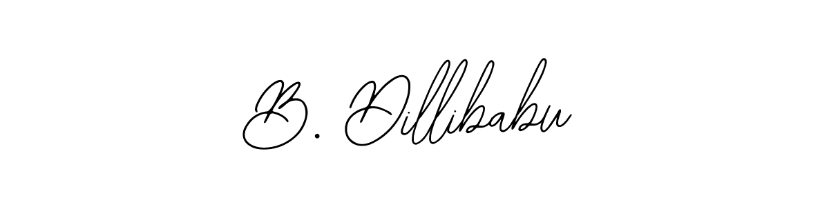 This is the best signature style for the B. Dillibabu name. Also you like these signature font (Bearetta-2O07w). Mix name signature. B. Dillibabu signature style 12 images and pictures png