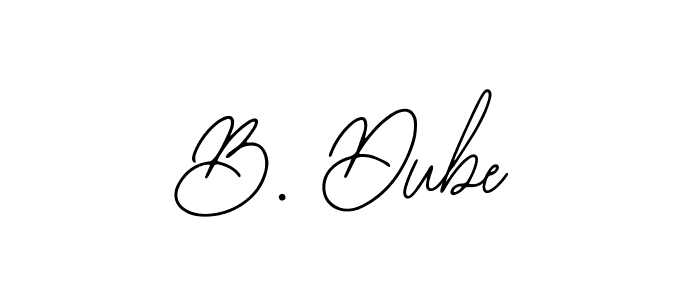 Create a beautiful signature design for name B. Dube. With this signature (Bearetta-2O07w) fonts, you can make a handwritten signature for free. B. Dube signature style 12 images and pictures png