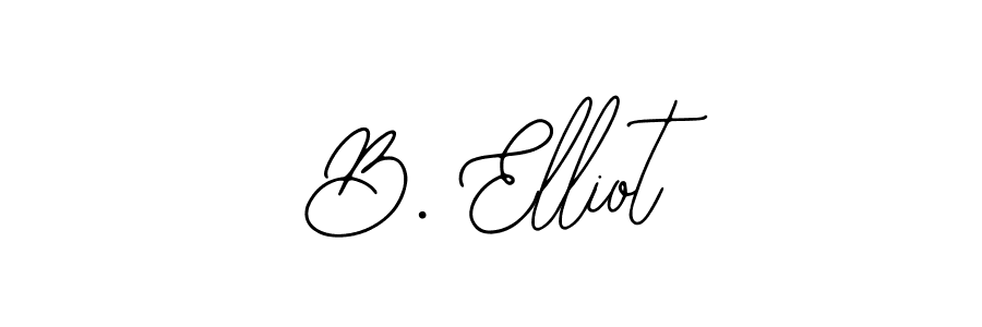 It looks lik you need a new signature style for name B. Elliot. Design unique handwritten (Bearetta-2O07w) signature with our free signature maker in just a few clicks. B. Elliot signature style 12 images and pictures png