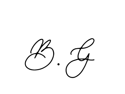 You should practise on your own different ways (Bearetta-2O07w) to write your name (B. G) in signature. don't let someone else do it for you. B. G signature style 12 images and pictures png