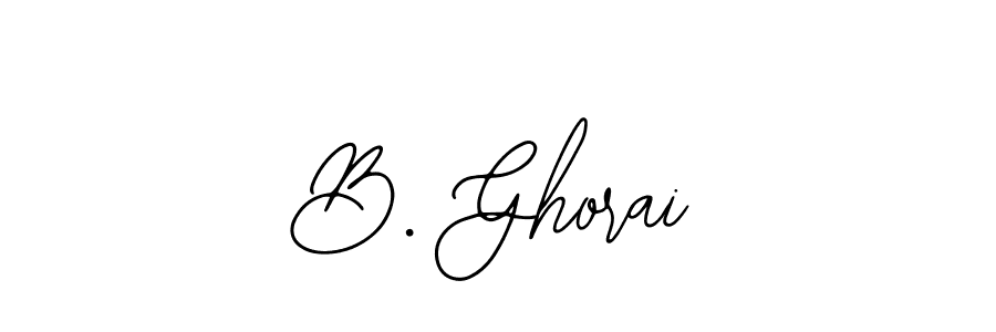 How to make B. Ghorai signature? Bearetta-2O07w is a professional autograph style. Create handwritten signature for B. Ghorai name. B. Ghorai signature style 12 images and pictures png