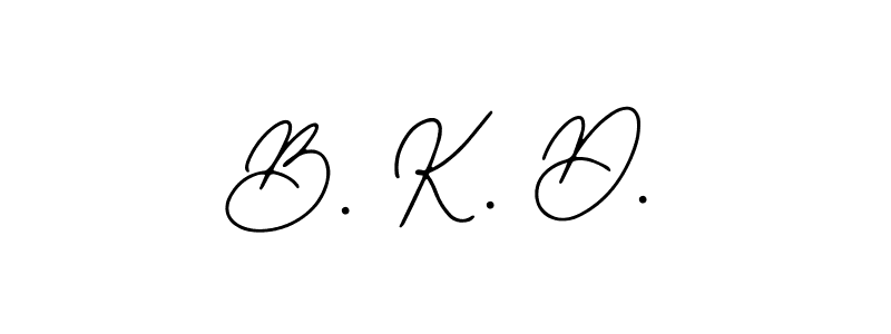Bearetta-2O07w is a professional signature style that is perfect for those who want to add a touch of class to their signature. It is also a great choice for those who want to make their signature more unique. Get B. K. D. name to fancy signature for free. B. K. D. signature style 12 images and pictures png