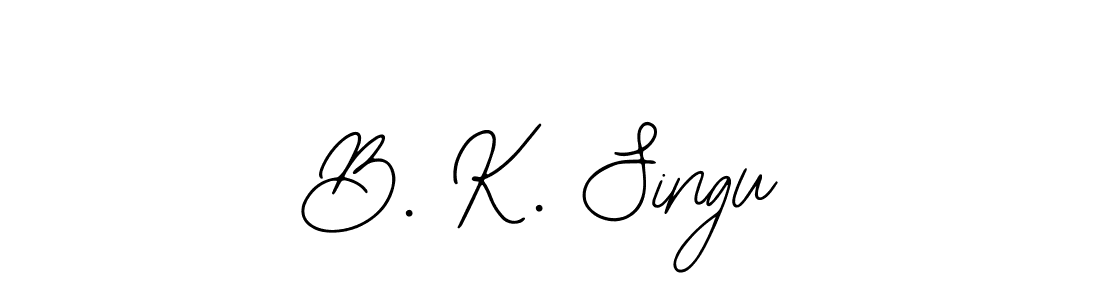 Check out images of Autograph of B. K. Singu name. Actor B. K. Singu Signature Style. Bearetta-2O07w is a professional sign style online. B. K. Singu signature style 12 images and pictures png