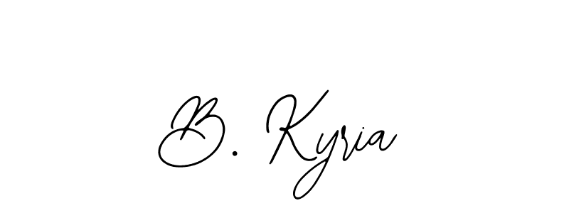 See photos of B. Kyria official signature by Spectra . Check more albums & portfolios. Read reviews & check more about Bearetta-2O07w font. B. Kyria signature style 12 images and pictures png