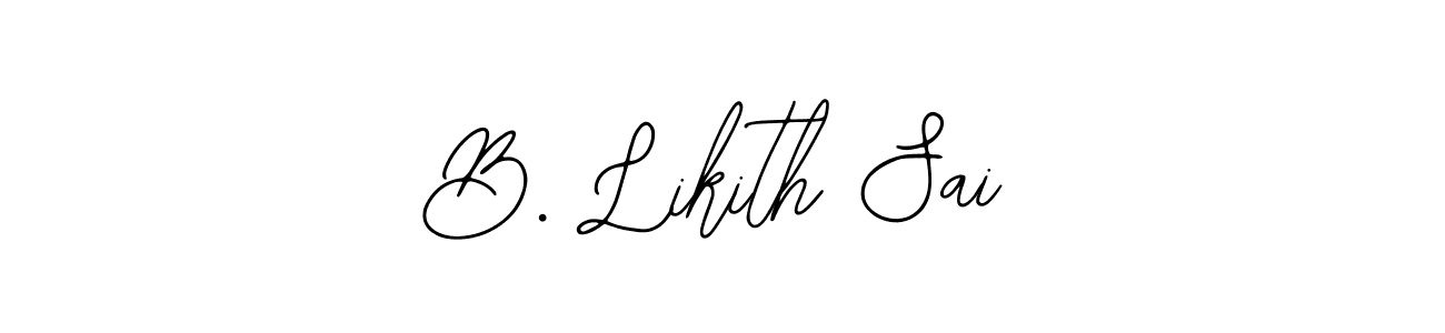 How to make B. Likith Sai signature? Bearetta-2O07w is a professional autograph style. Create handwritten signature for B. Likith Sai name. B. Likith Sai signature style 12 images and pictures png