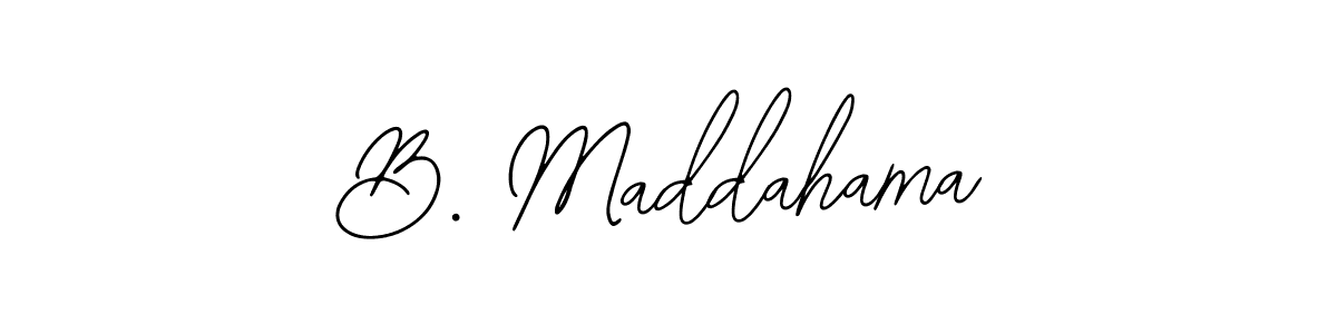 Also we have B. Maddahama name is the best signature style. Create professional handwritten signature collection using Bearetta-2O07w autograph style. B. Maddahama signature style 12 images and pictures png