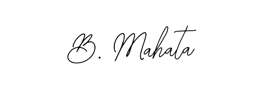 How to make B. Mahata signature? Bearetta-2O07w is a professional autograph style. Create handwritten signature for B. Mahata name. B. Mahata signature style 12 images and pictures png