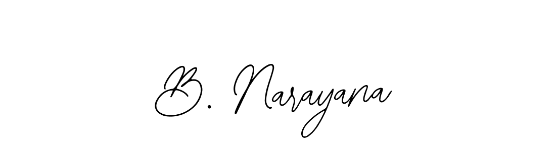 You can use this online signature creator to create a handwritten signature for the name B. Narayana. This is the best online autograph maker. B. Narayana signature style 12 images and pictures png