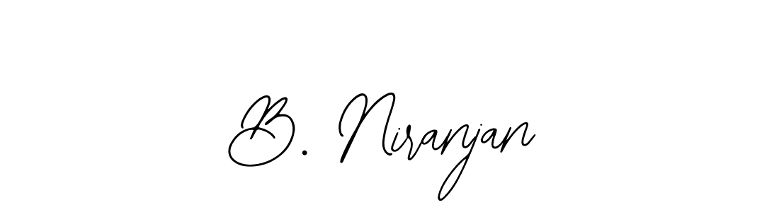 Use a signature maker to create a handwritten signature online. With this signature software, you can design (Bearetta-2O07w) your own signature for name B. Niranjan. B. Niranjan signature style 12 images and pictures png