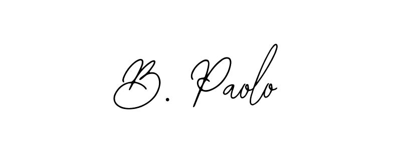 Use a signature maker to create a handwritten signature online. With this signature software, you can design (Bearetta-2O07w) your own signature for name B. Paolo. B. Paolo signature style 12 images and pictures png