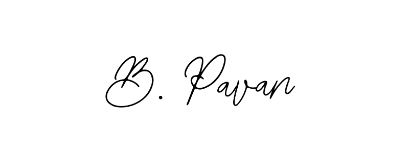 Design your own signature with our free online signature maker. With this signature software, you can create a handwritten (Bearetta-2O07w) signature for name B. Pavan. B. Pavan signature style 12 images and pictures png