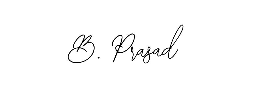 How to make B. Prasad name signature. Use Bearetta-2O07w style for creating short signs online. This is the latest handwritten sign. B. Prasad signature style 12 images and pictures png