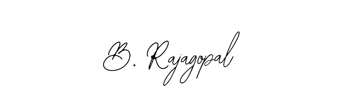 Create a beautiful signature design for name B. Rajagopal. With this signature (Bearetta-2O07w) fonts, you can make a handwritten signature for free. B. Rajagopal signature style 12 images and pictures png