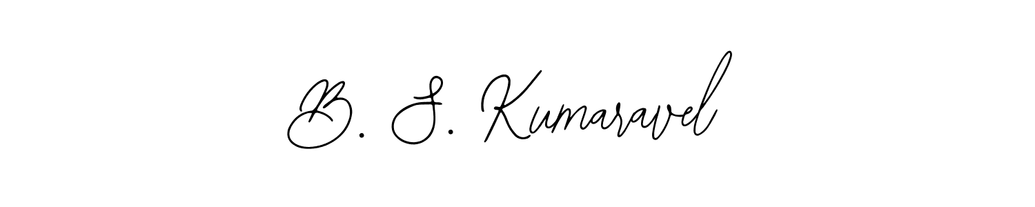 The best way (Bearetta-2O07w) to make a short signature is to pick only two or three words in your name. The name B. S. Kumaravel include a total of six letters. For converting this name. B. S. Kumaravel signature style 12 images and pictures png