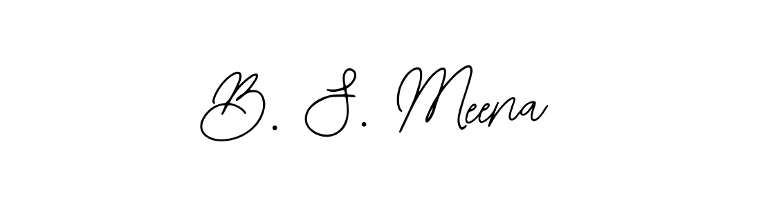 Also we have B. S. Meena name is the best signature style. Create professional handwritten signature collection using Bearetta-2O07w autograph style. B. S. Meena signature style 12 images and pictures png
