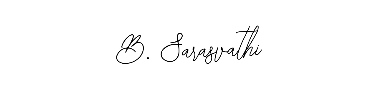 Create a beautiful signature design for name B. Sarasvathi. With this signature (Bearetta-2O07w) fonts, you can make a handwritten signature for free. B. Sarasvathi signature style 12 images and pictures png