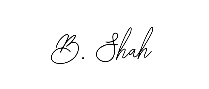 Also we have B. Shah name is the best signature style. Create professional handwritten signature collection using Bearetta-2O07w autograph style. B. Shah signature style 12 images and pictures png