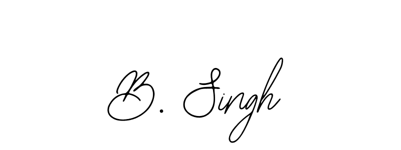 Design your own signature with our free online signature maker. With this signature software, you can create a handwritten (Bearetta-2O07w) signature for name B. Singh. B. Singh signature style 12 images and pictures png