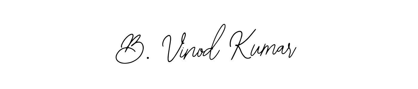 if you are searching for the best signature style for your name B. Vinod Kumar. so please give up your signature search. here we have designed multiple signature styles  using Bearetta-2O07w. B. Vinod Kumar signature style 12 images and pictures png