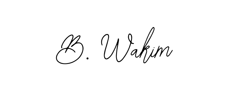 Make a beautiful signature design for name B. Wakim. Use this online signature maker to create a handwritten signature for free. B. Wakim signature style 12 images and pictures png