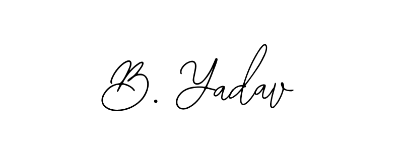 B. Yadav stylish signature style. Best Handwritten Sign (Bearetta-2O07w) for my name. Handwritten Signature Collection Ideas for my name B. Yadav. B. Yadav signature style 12 images and pictures png