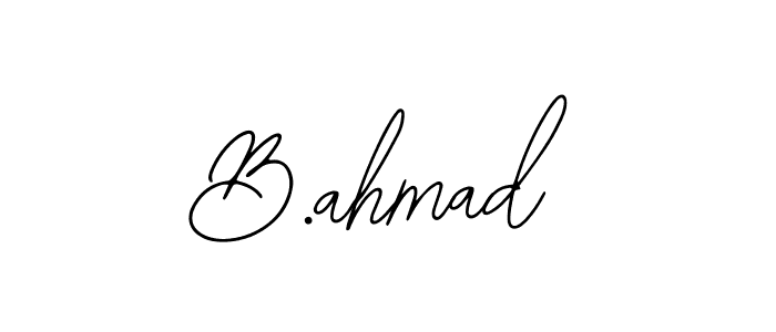 Make a beautiful signature design for name B.ahmad. Use this online signature maker to create a handwritten signature for free. B.ahmad signature style 12 images and pictures png