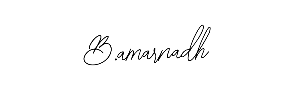 How to make B.amarnadh signature? Bearetta-2O07w is a professional autograph style. Create handwritten signature for B.amarnadh name. B.amarnadh signature style 12 images and pictures png