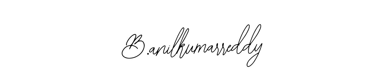 How to Draw B.anilkumarreddy signature style? Bearetta-2O07w is a latest design signature styles for name B.anilkumarreddy. B.anilkumarreddy signature style 12 images and pictures png