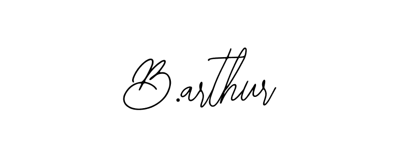 Make a beautiful signature design for name B.arthur. With this signature (Bearetta-2O07w) style, you can create a handwritten signature for free. B.arthur signature style 12 images and pictures png