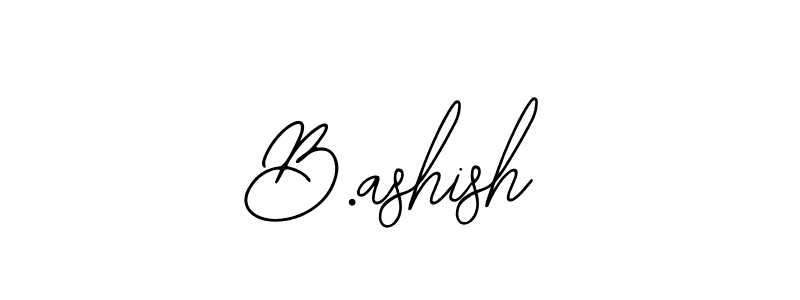 Design your own signature with our free online signature maker. With this signature software, you can create a handwritten (Bearetta-2O07w) signature for name B.ashish. B.ashish signature style 12 images and pictures png